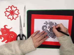 镂空剪纸沙龙